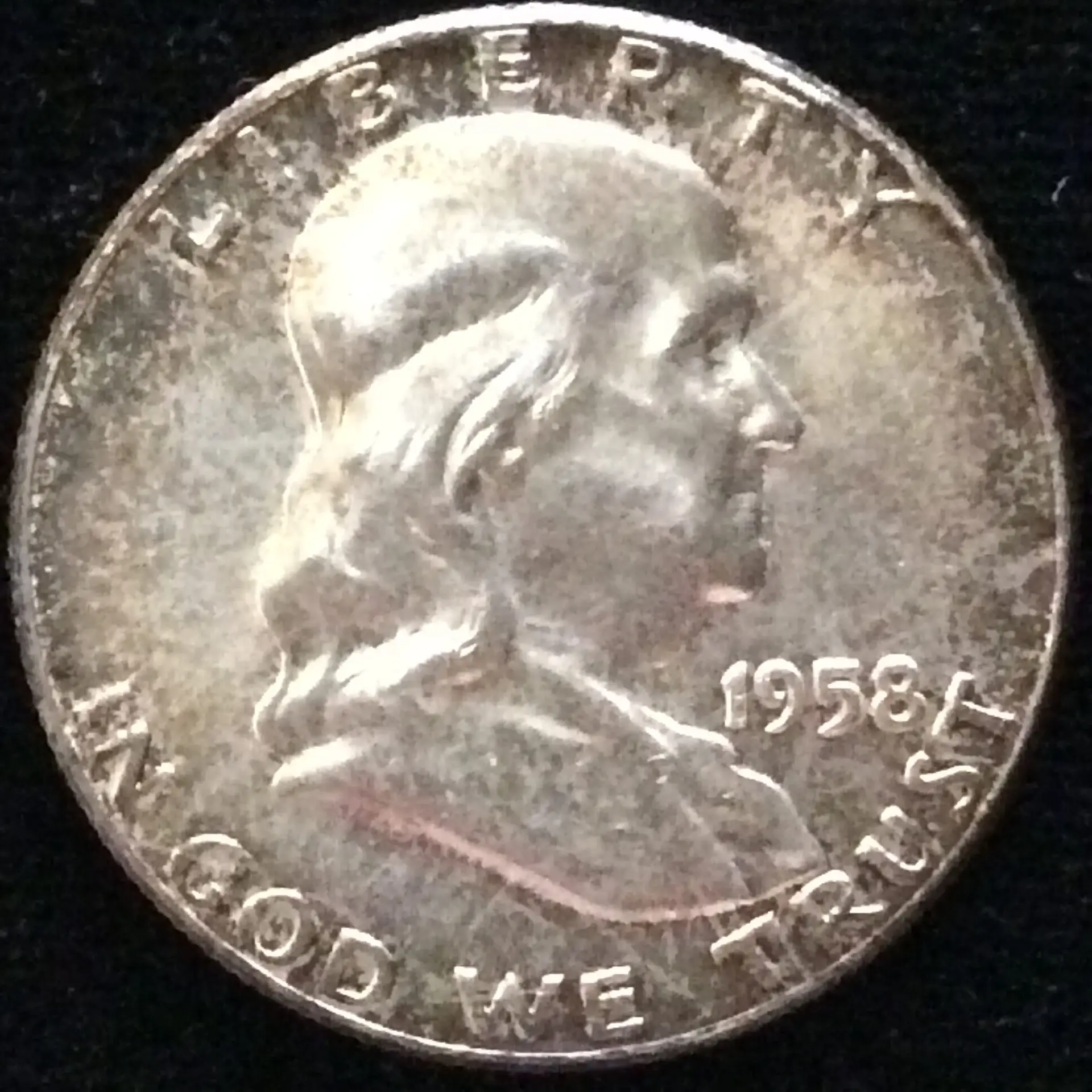 1958 Franklin Half Dollar in Choice BU MS63 Condition