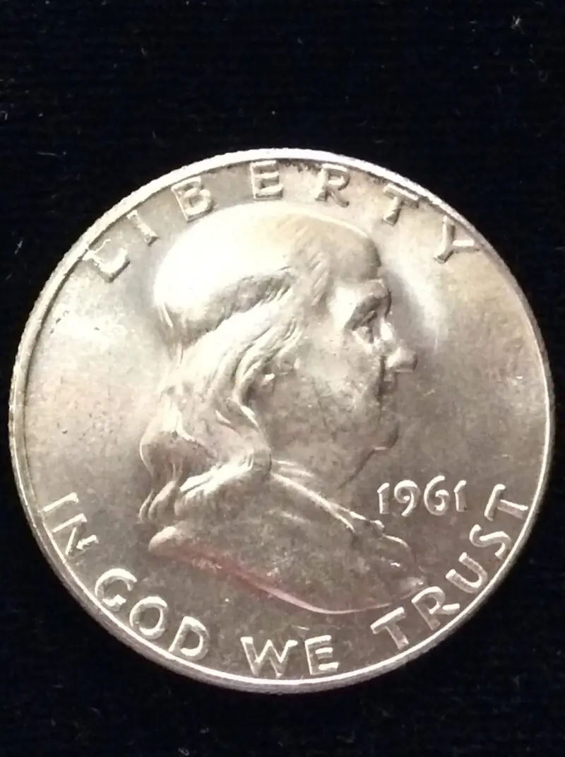 1961 Franklin Half Dollar in MS63 Choice BU Condition