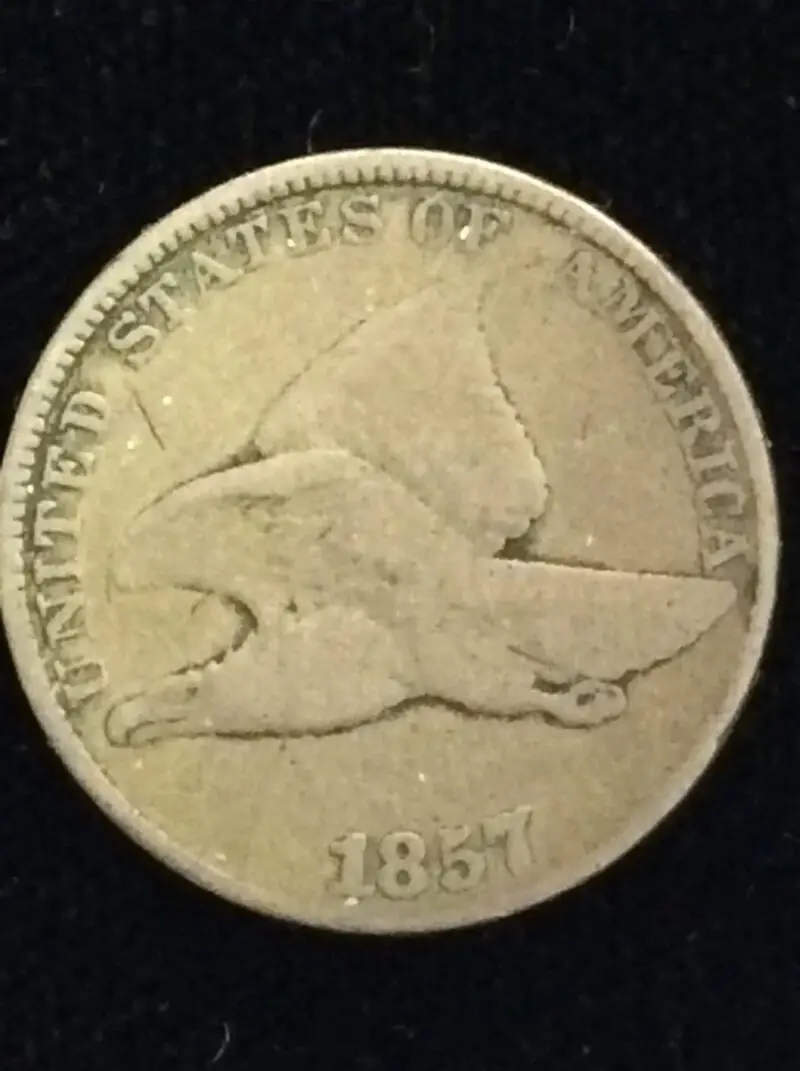 1857 Flying Eagle Cent in Very Good Condition