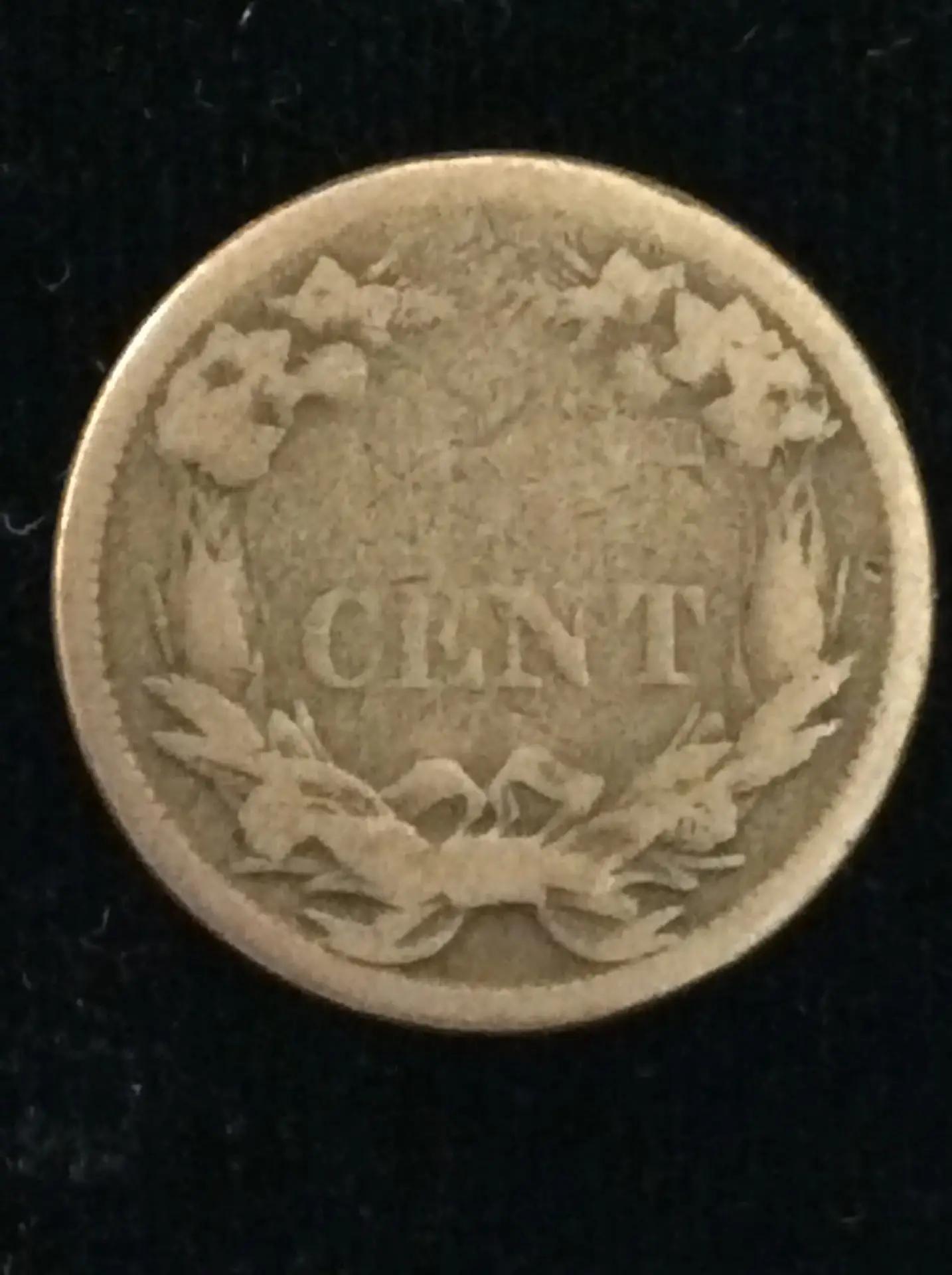 1858 Flying Eagle Cent with Small Letters in Good Condition - Image 2