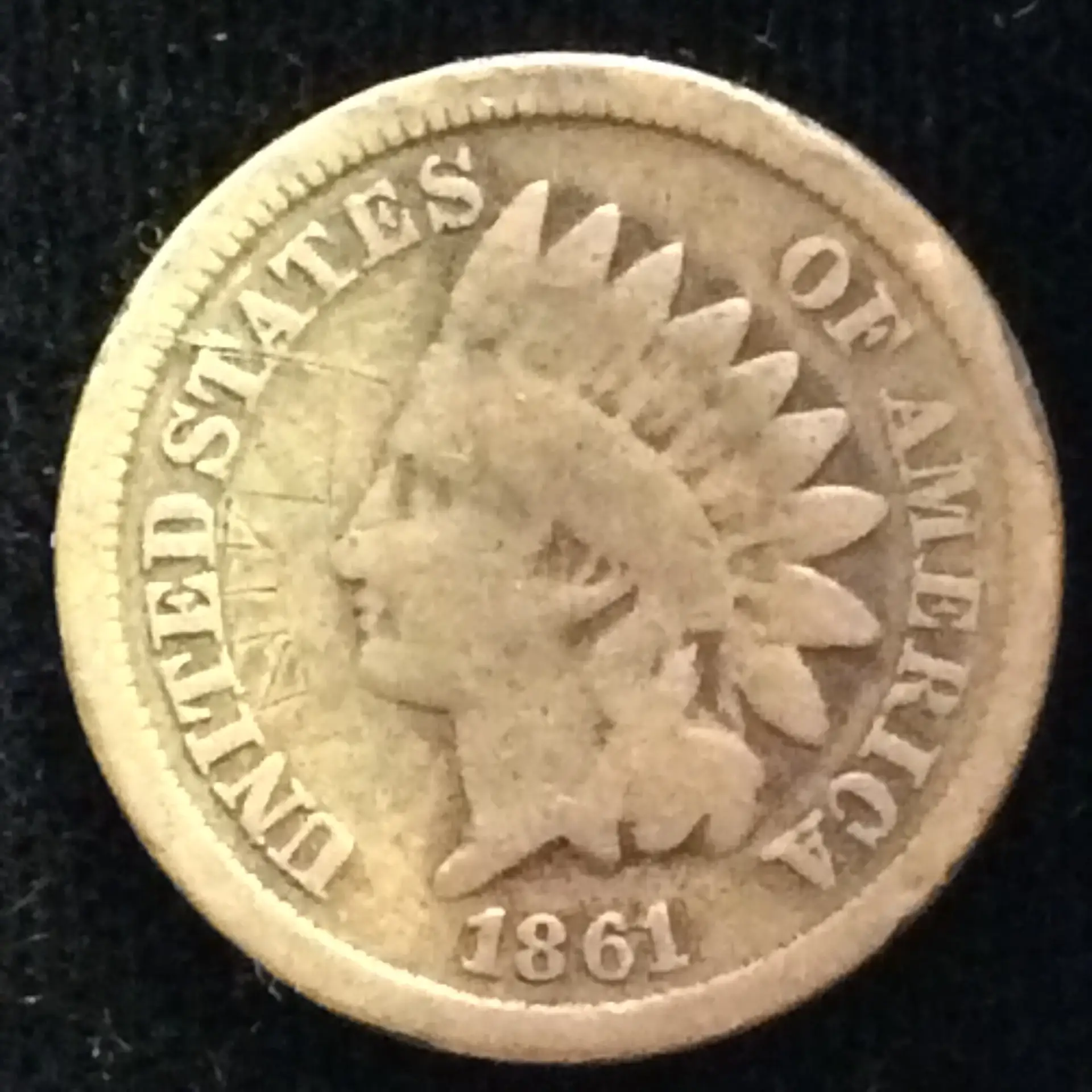 1961 Indian Head Cent in Good + Condition