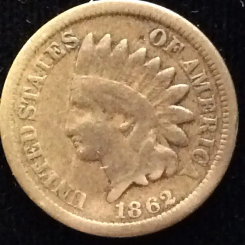 1862 Indian Head Cent in Fine Condition