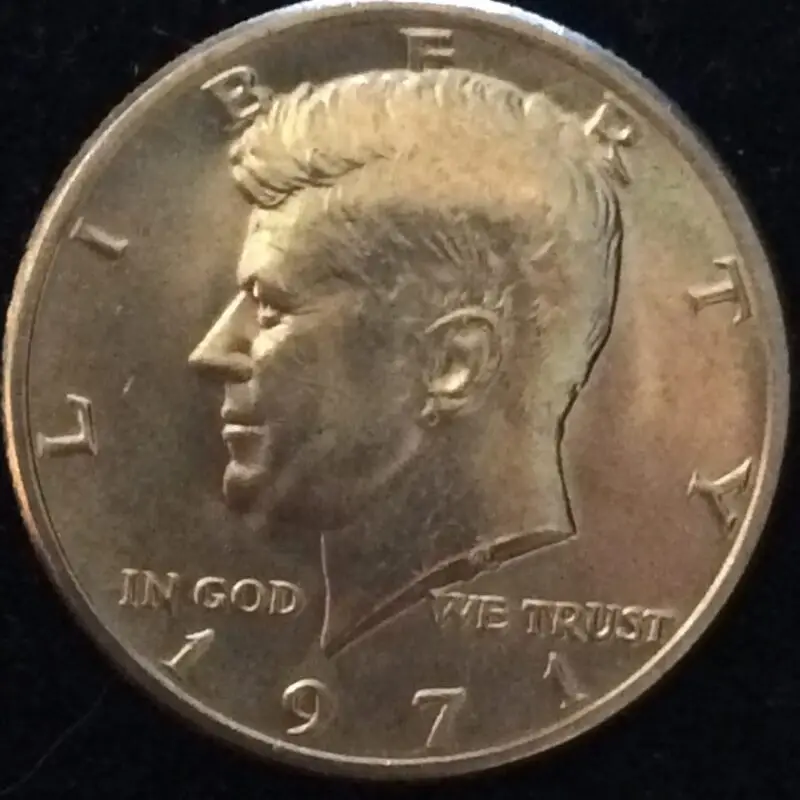 1971 Kennedy Half in Choice BU MS63