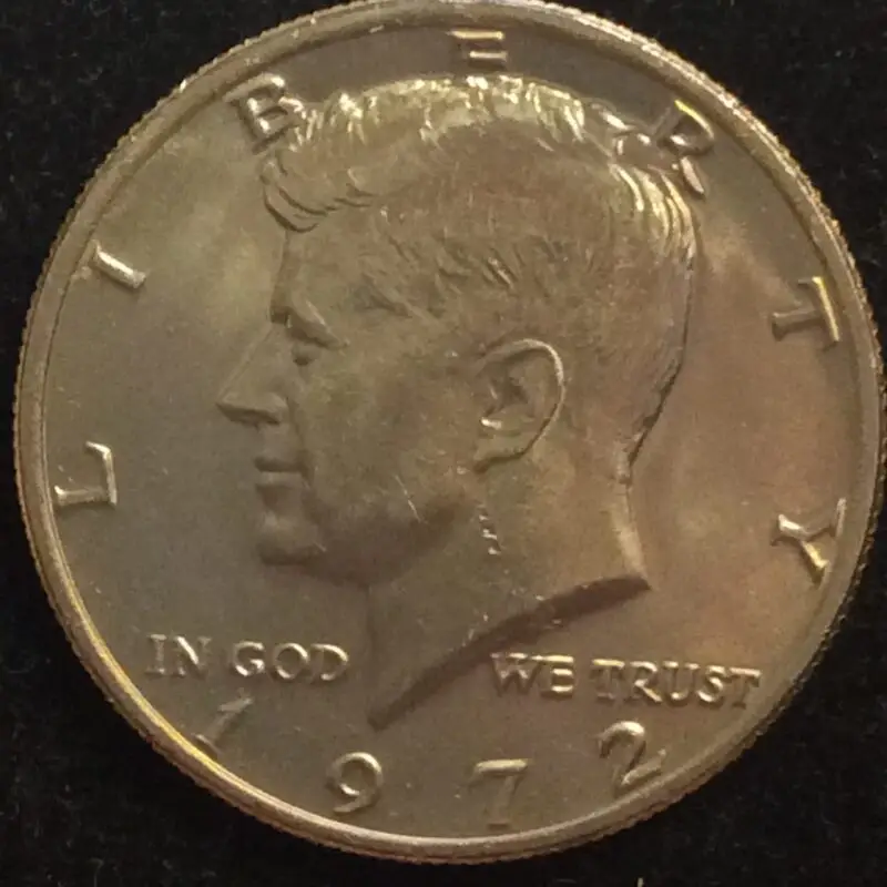 1972 Kennedy Half Dollar in Choice BU MS63 Condition