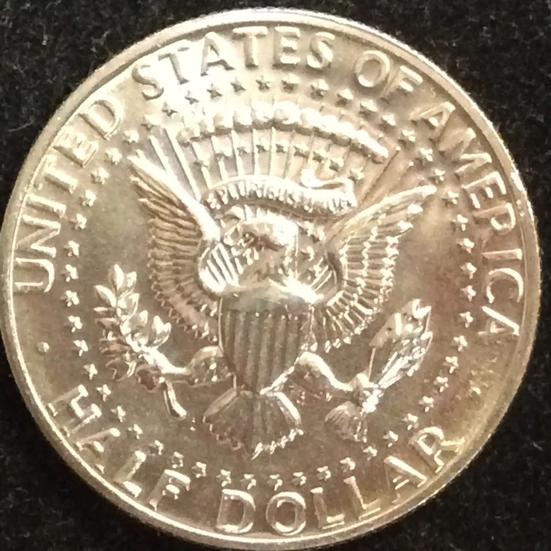 1972-D Kennedy Half Dollar in GEM BU MS65 Condition - Image 2