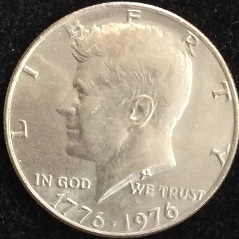 1976 Bicentennial Kennedy Half Dollar in MS63 Condition