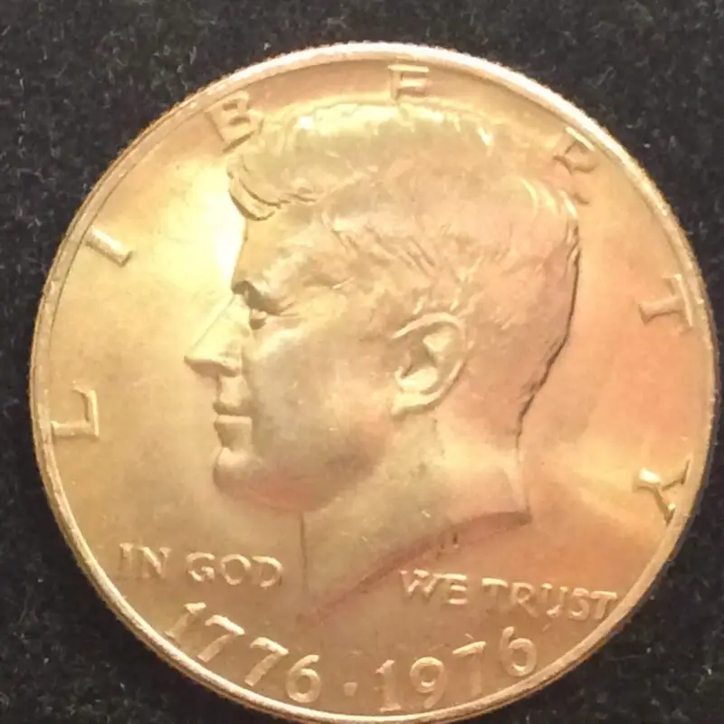 1776-1976 Bicentennial Kennedy Half Dollar in GEM MS65 Condition