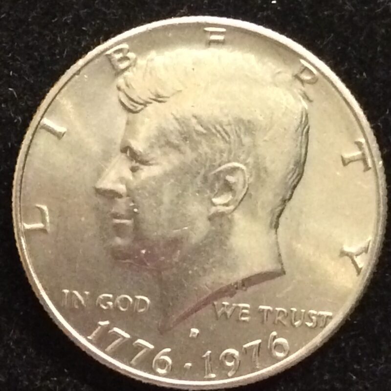 1776-1976-D Bicentennial Kennedy Half Dollar in MS64 Condition