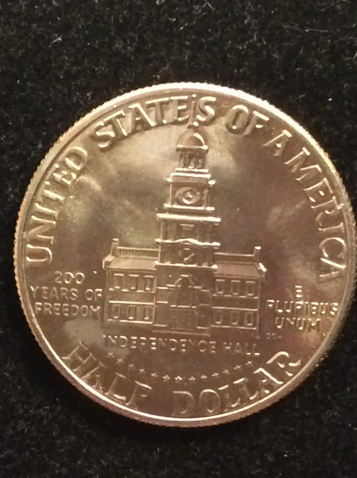 1776-1976-D Kennedy Bicentennial Half Dollar in GEM BU MS65 Condition - Image 2