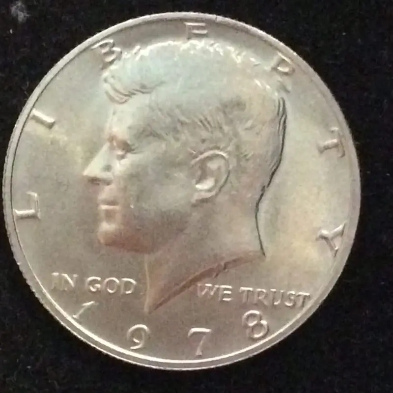 1978 Kennedy Half Dollar from Mint Set in Gem MS65 Condition