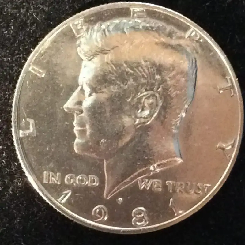 1981-P Kennedy Half Dollar in Choice BU MS63 Condition