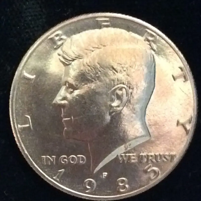 1985-P Kennedy Half Dollar in GEM MS65 Condition