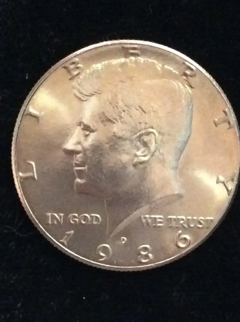 1986-D Kennedy Half Dollar in Gem MS65 Condition