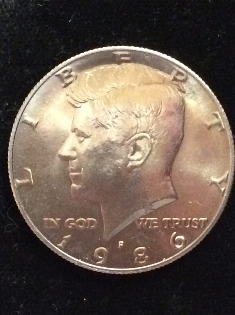 1986-D Kennedy Half in Superb MS66 Condition