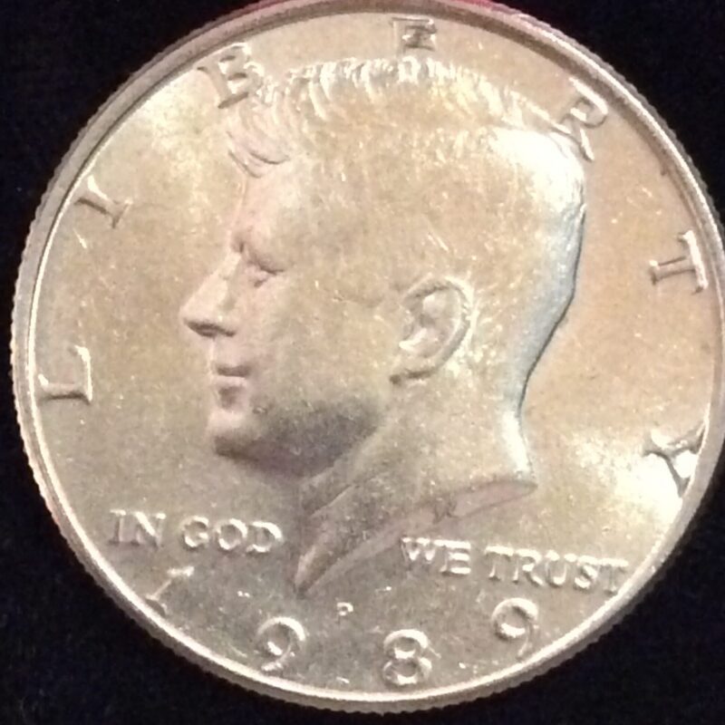 1989-P Kennedy Half Dollar in MS63 Condition
