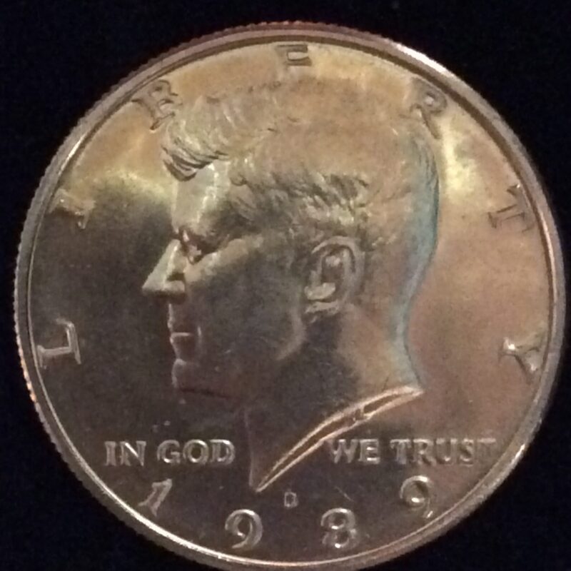 1989-D Kennedy Half Dollar in Choice BU MS63 Condition