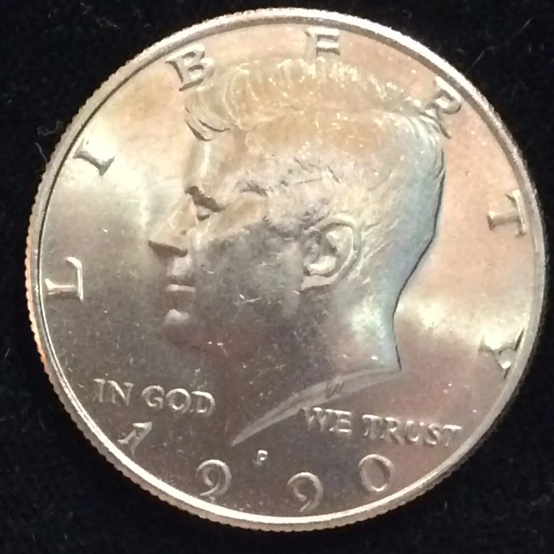1990-P Kennedy Half Dollar in MS63 Condition