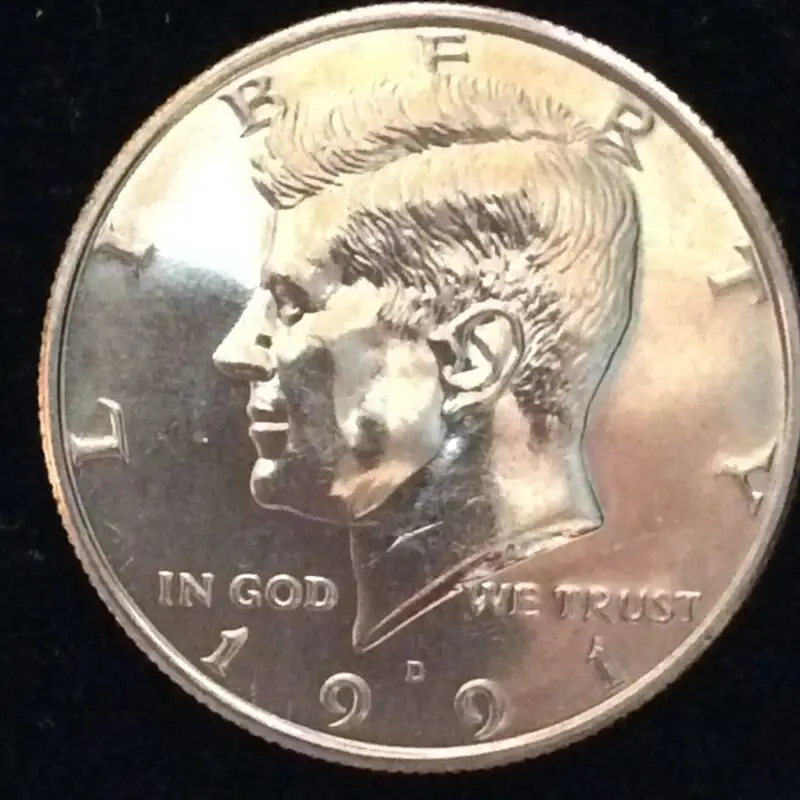 1991-P Kennedy Half Dollar in Select BU MS64 Condition