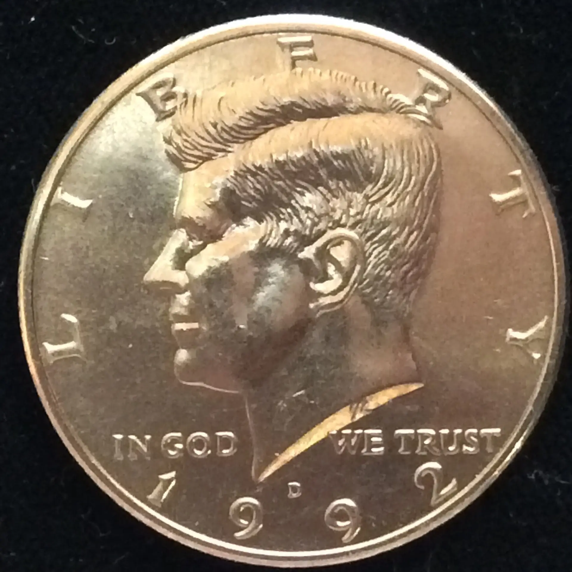 1992-D Kennedy Half Dollar in MS64 Condition