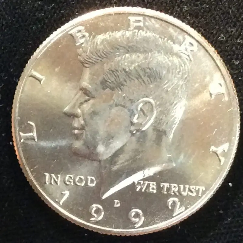 1992-D Kennedy Half Dollar in GEM BU MS65 Condition