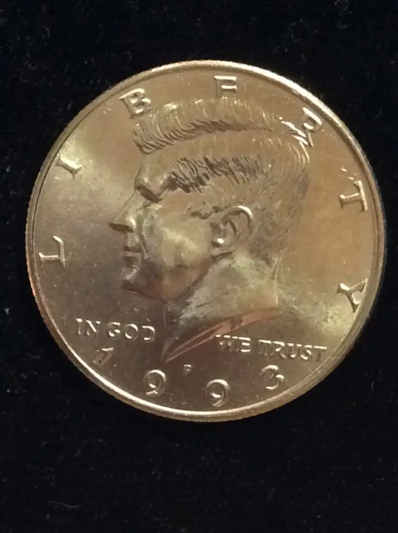 1993-P Kennedy Half Dollar in MS63 Condition