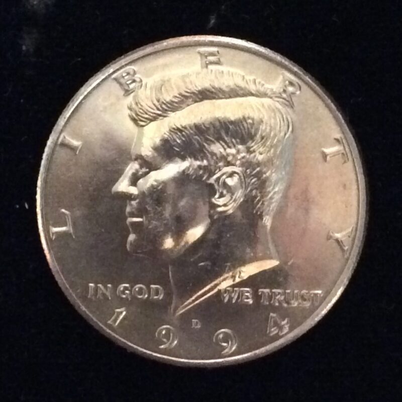 1994-D Kennedy Half Dollar in GEM BU MS65 Condition