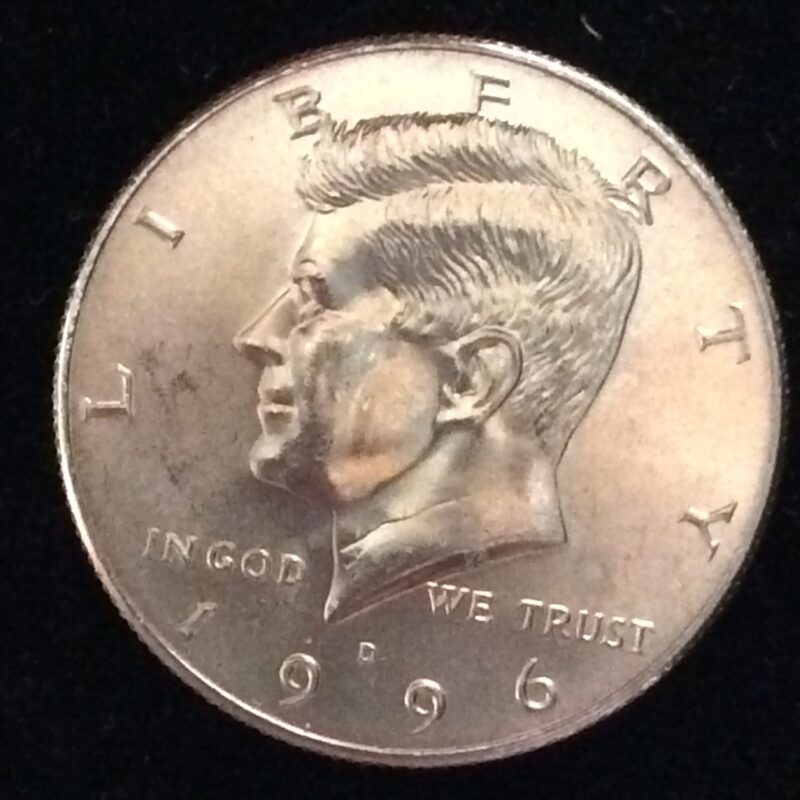 1996-D Kennedy Half Dollar in MS64 Condition