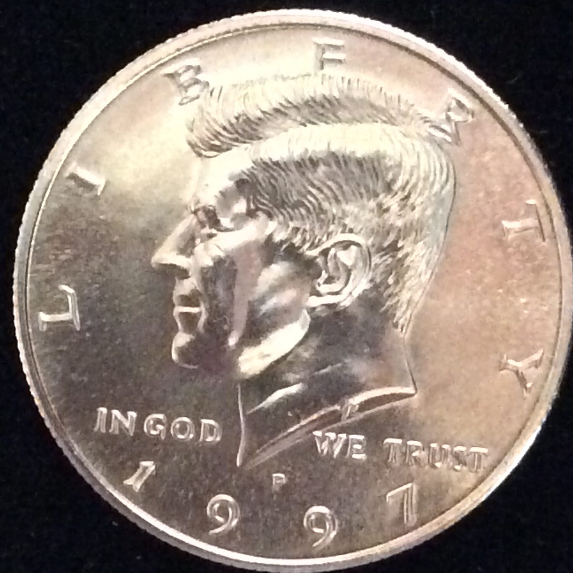 1997-P Kennedy Half Dollar in GEM BU MS65 Condition