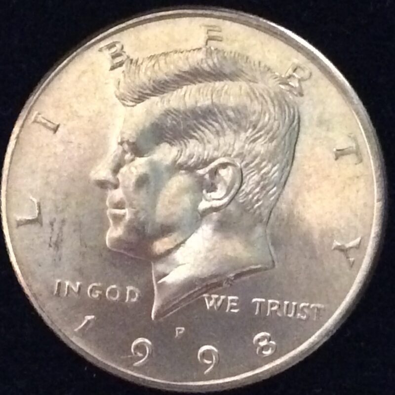 1998-P Kennedy Half Dollar in MS63 Condition