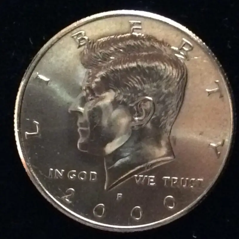 2000-P Kennedy Half Dollar in GEM BU MS65 Condition