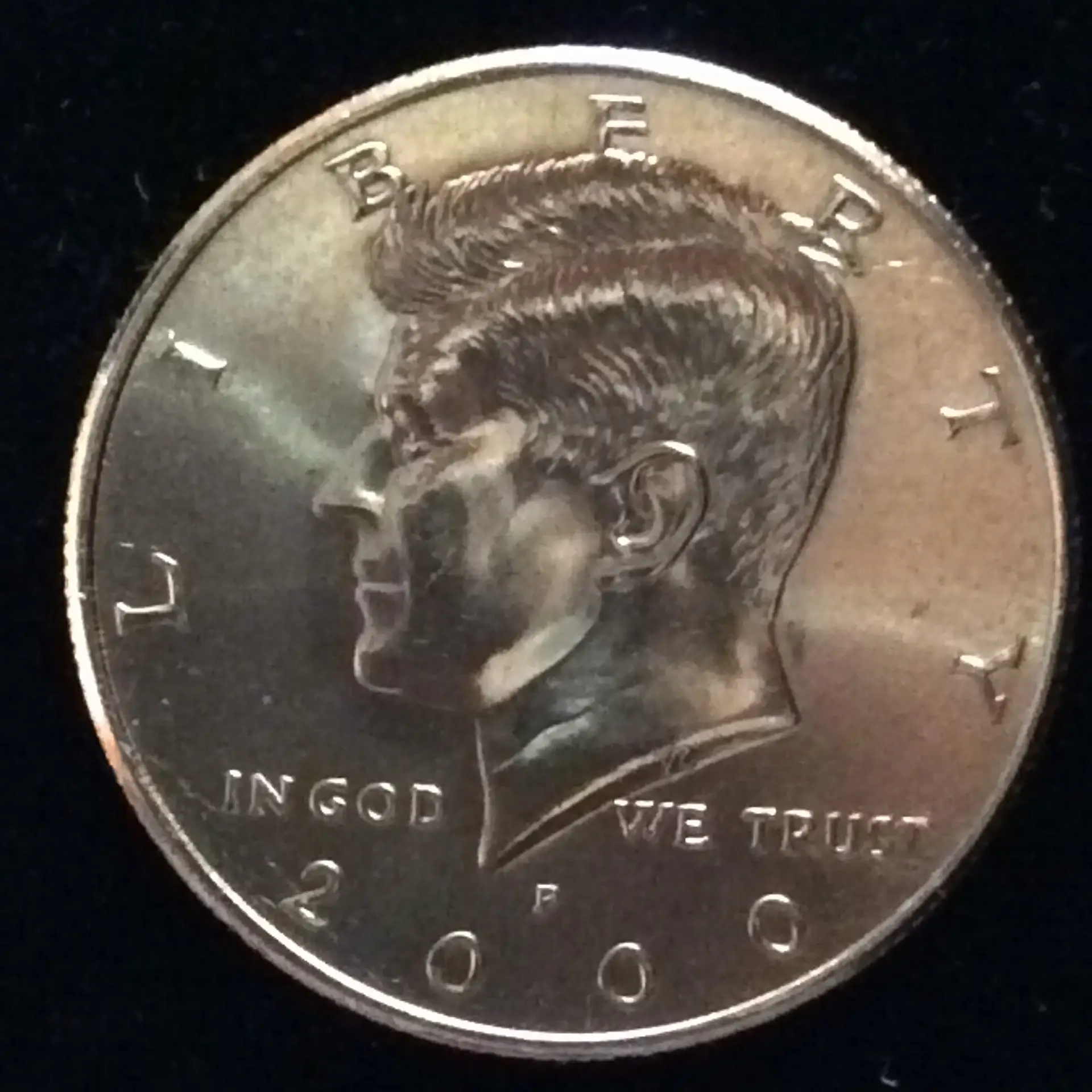 2000-P Kennedy Half Dollar in GEM BU MS65 Condition