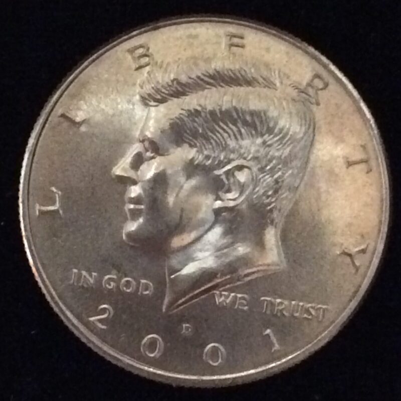 2001-D Kennedy Half Dollar in MS64 Condition
