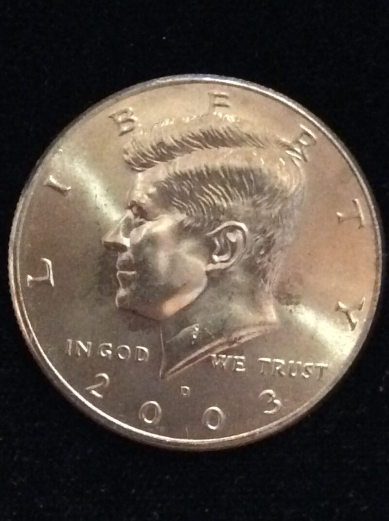 2003-D Kennedy Half Dollar in MS63 Condition
