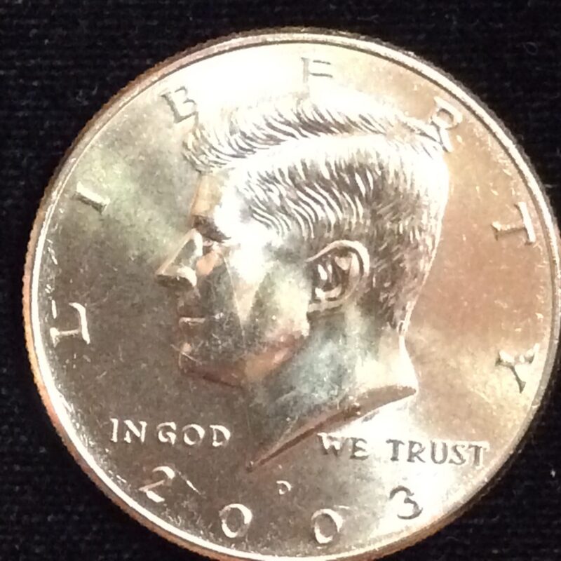 2003-D Kennedy Half Dollar in GEM BU MS65 from an Uncirculated Mint Set