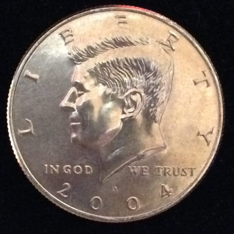 2004-D Kennedy Half Dollar in GEM BU MS65 Condition