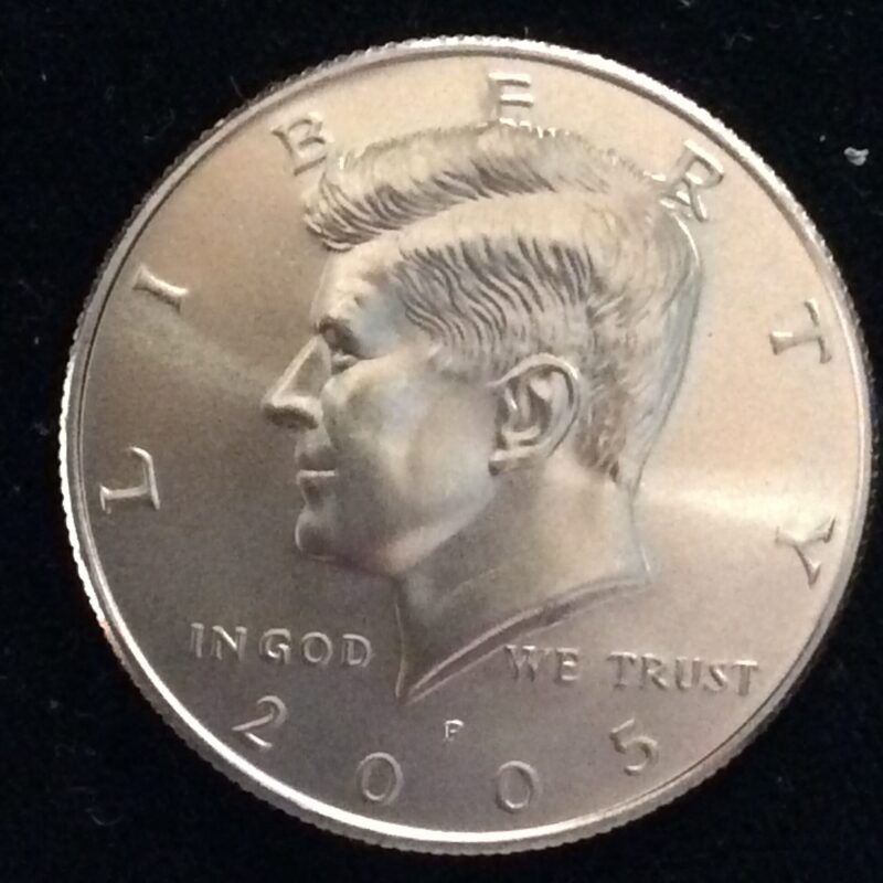 2005-P Kennedy Half Dollar in GEM BU MS65 Condition