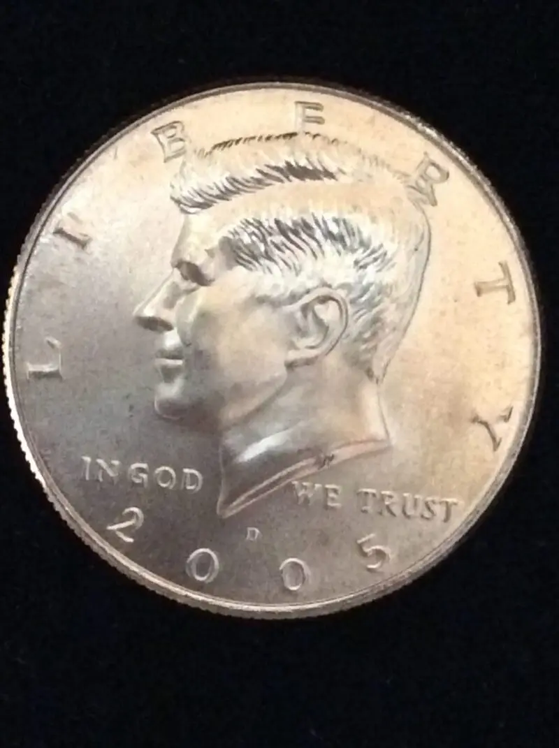 2005-D Kennedy Half Dollar in GEM BU MS65 Condition