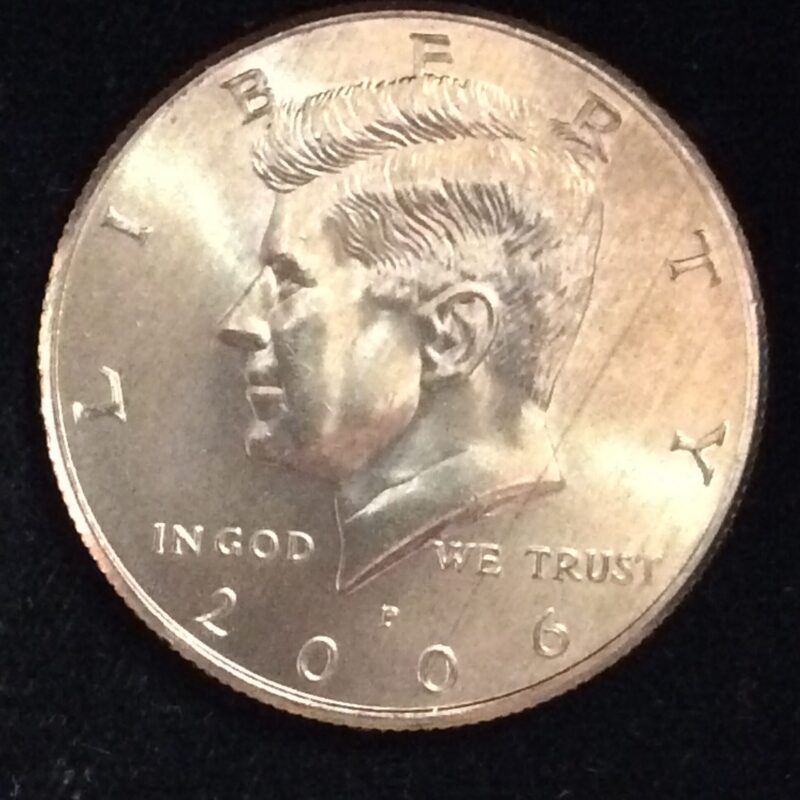 2006-P Kennedy Half Dollar in GEM BU MS65 Condition