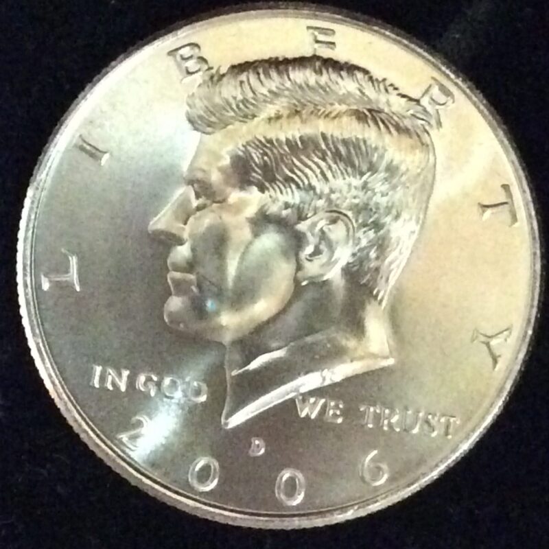 2006-D Kennedy Half Dollar in GEM BU MS65 Condition