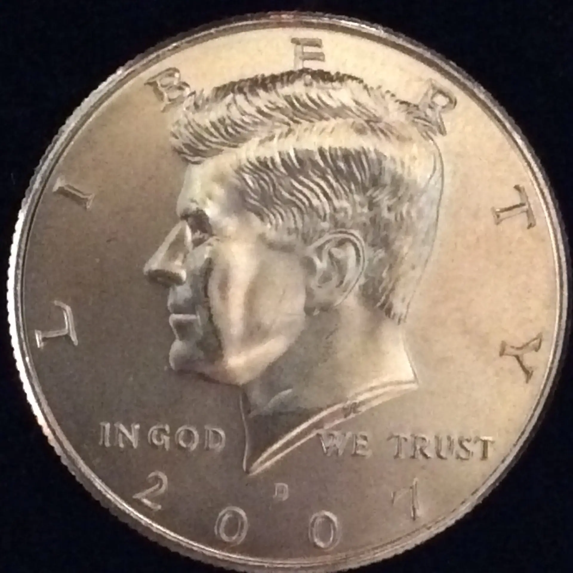 2007-D Kennedy Half Dollar in GEM BU MS65 Condition