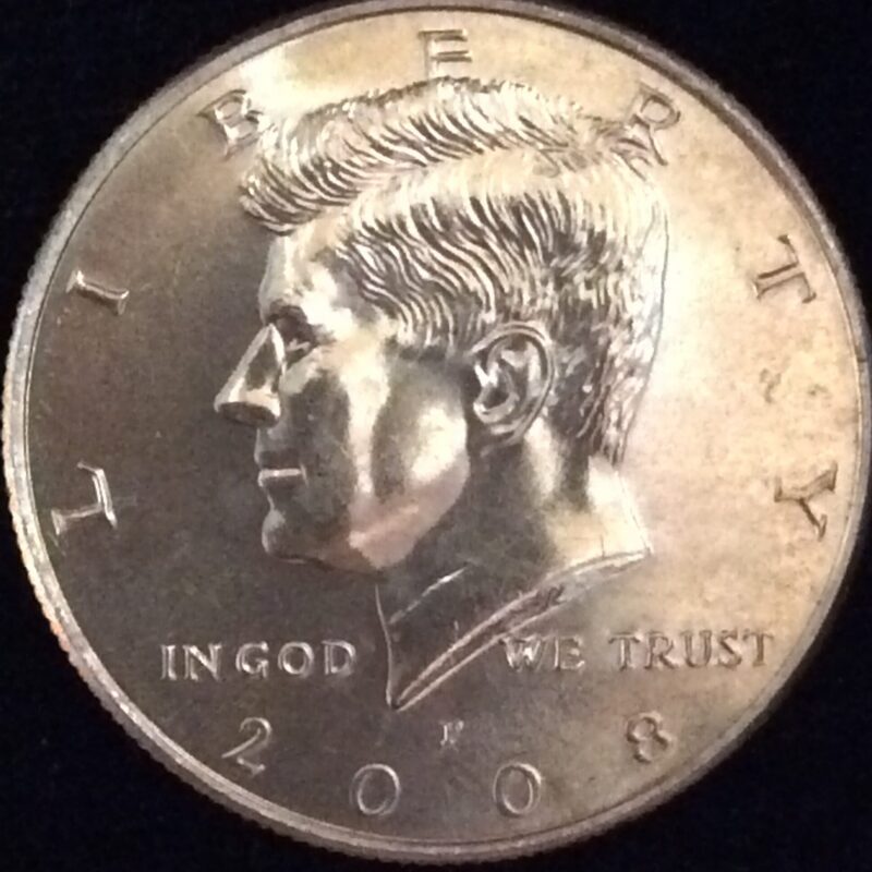 2008-P Kennedy Half Dollar in Select BU MS64 Condition