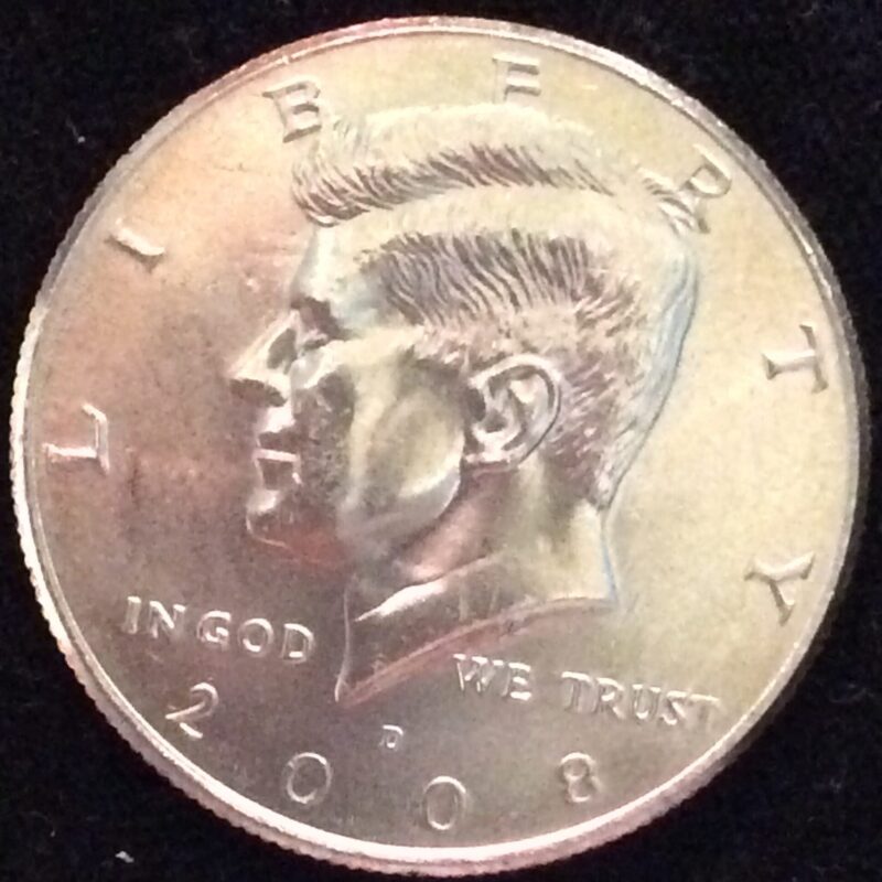 2008-D Kennedy Half Dollar in Select BU MS64 Condition