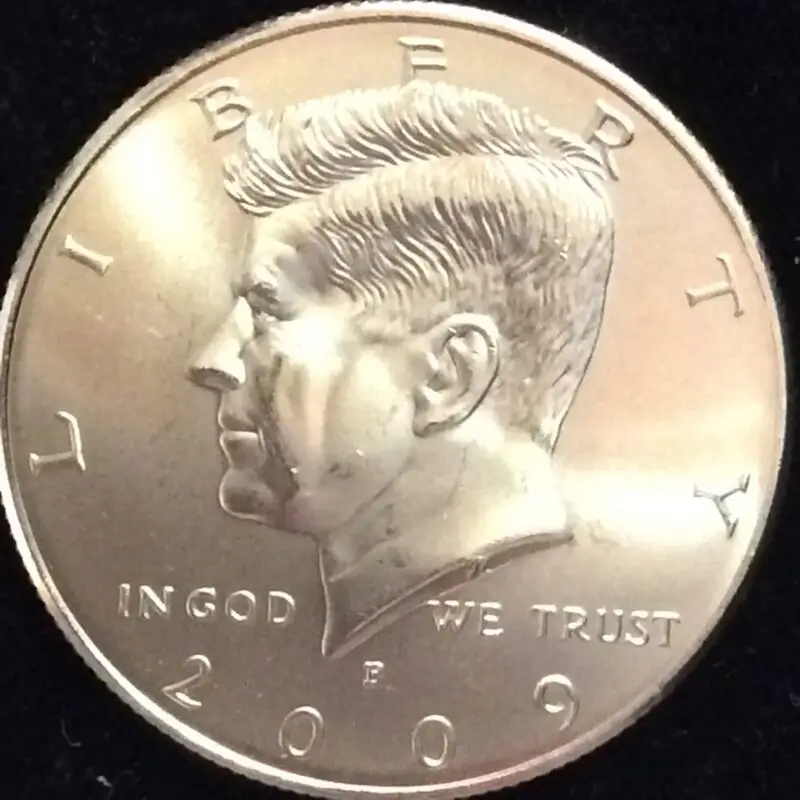 2009-P Kennedy Half Dollar in MS66 Condition from a Satin Finish Unc. Mint Set