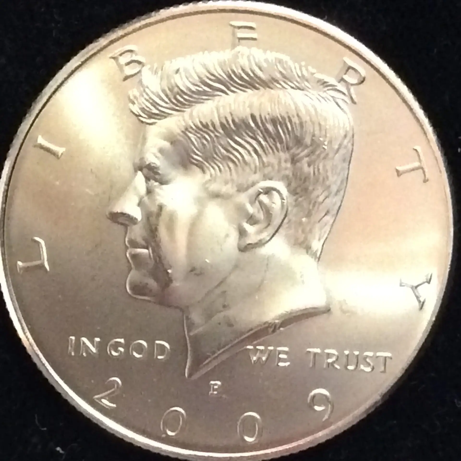 2009-P Kennedy Half Dollar in MS66 Condition from a Satin Finish Unc. Mint Set